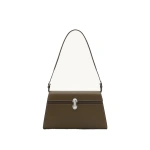 Savette Symmetry Shoulder Bag in Mink Smooth Leather | Shoulder & Crossbody Bags | Coveti