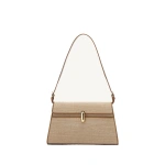 Savette Symmetry Shoulder Bag in Saddle Canvas | Shoulder & Crossbody Bags | Coveti