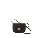 Savette Tondo 22 in Currant Smooth Leather | Shoulder & Crossbody Bags | Coveti