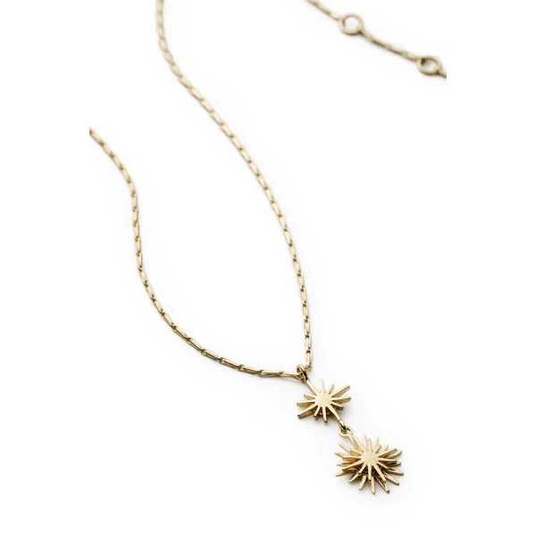 Scanlan Theodore Celestial Charm Drop Choker in Light Gold