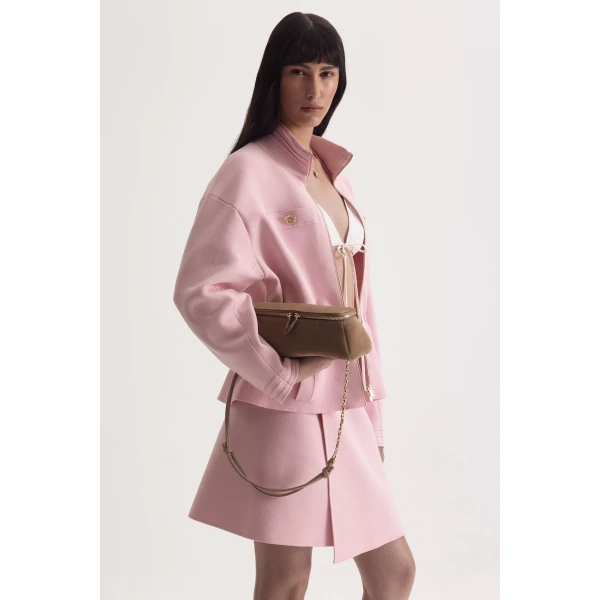 Scanlan Theodore Crepe Knit Wrap Skirt in Dusk | Skirts | Coveti