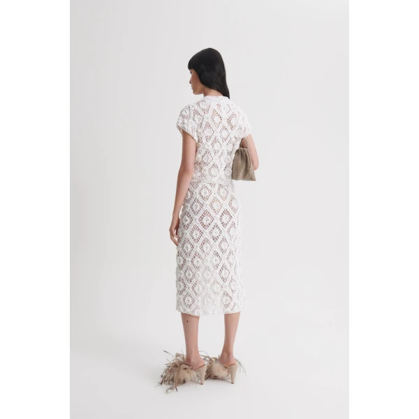 Scanlan Theodore Crochet Top in White