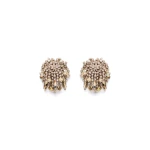 Scanlan Theodore Crystal Cascade Studs in Gold Quartz | Earrings | Coveti