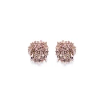 Scanlan Theodore Crystal Cascade Studs in Light Rose | Earrings | Coveti