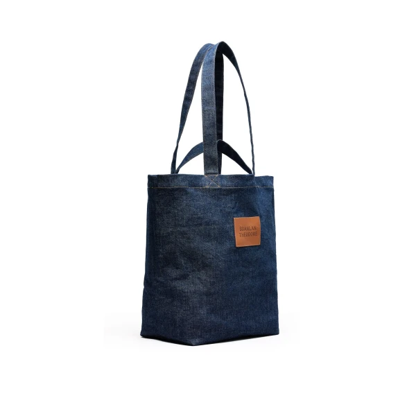 Scanlan Theodore Denim Tote in Indigo | Totes & Top-Handle Bags | Coveti