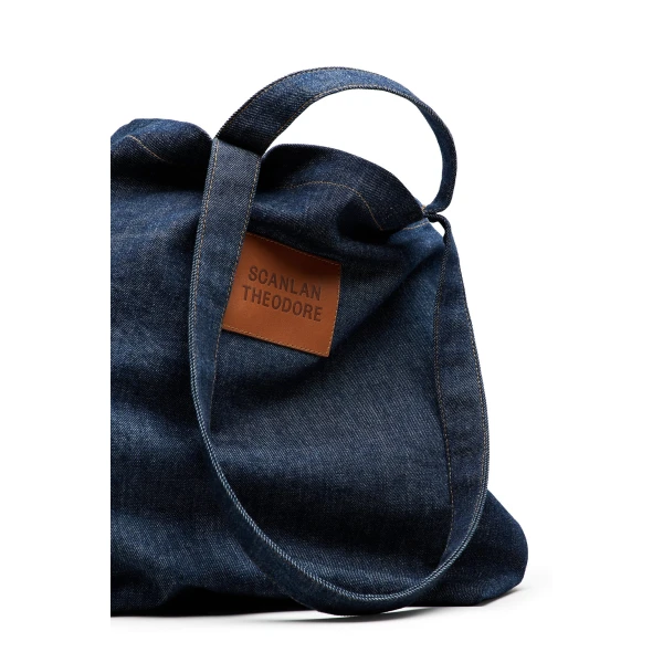 Scanlan Theodore Denim Tote in Indigo | Totes & Top-Handle Bags | Coveti