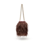 Scanlan Theodore Feather Bucket Bag in Caffe | Bucket Bags | Coveti