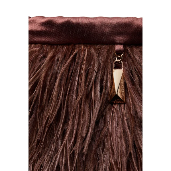 Scanlan Theodore Feather Bucket Bag in Caffe | Bucket Bags | Coveti