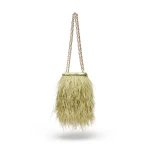 Scanlan Theodore Feather Bucket Bag in Pistachio Scanlan Theodore Feather Bucket Bag in Pistachio | Bucket Bags | Coveti