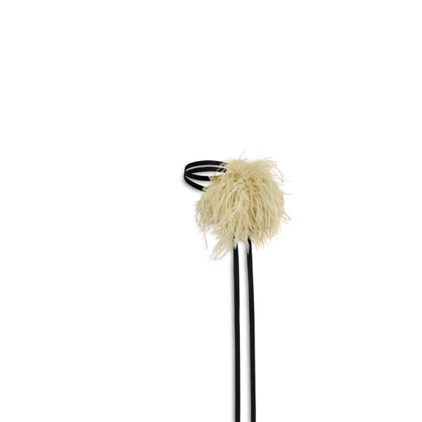 Scanlan Theodore Feather Choker in Pistachio | Necklace | Coveti