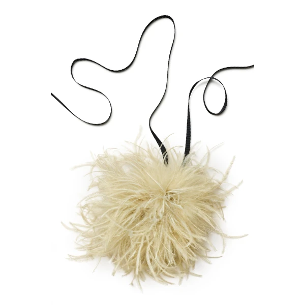 Feather Choker in Pistachio