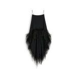 Scanlan Theodore Feather Silk Top in Black | Tops | Coveti
