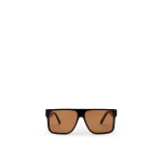 Scanlan Theodore Flat Top Sunglasses in Black Brown | Sunglasses | Coveti