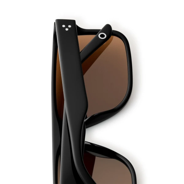 Scanlan Theodore Flat Top Sunglasses in Black Brown | Sunglasses | Coveti