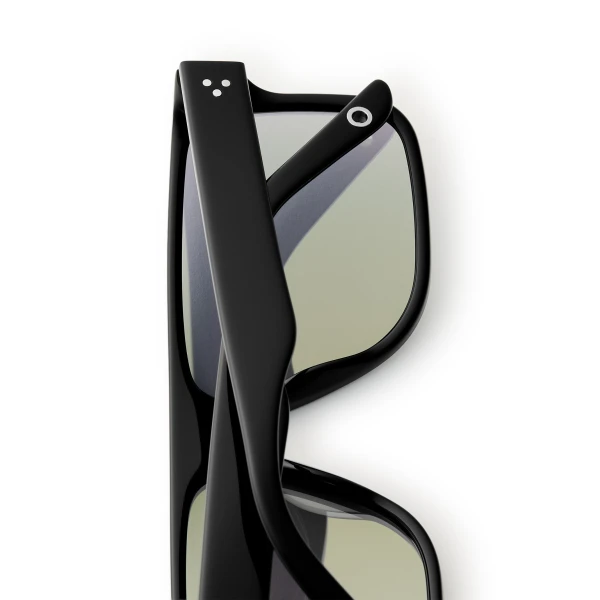 Scanlan Theodore Flat Top Sunglasses in Black Gold | Sunglasses | Coveti