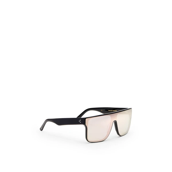 Scanlan Theodore Flat Top Sunglasses in Black Rose | Sunglasses | Coveti