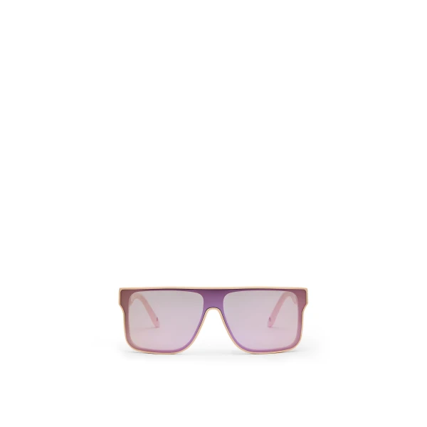 Scanlan Theodore Flat Top Sunglasses in Cream Pink | Sunglasses | Coveti
