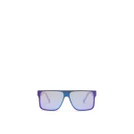 Scanlan Theodore Flat Top Sunglasses in Cream Purple | Sunglasses | Coveti