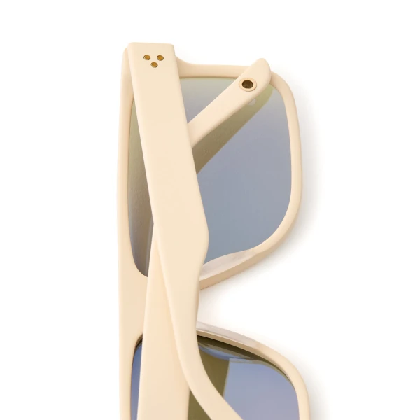 Scanlan Theodore Flat Top Sunglasses in Cream Purple | Sunglasses | Coveti
