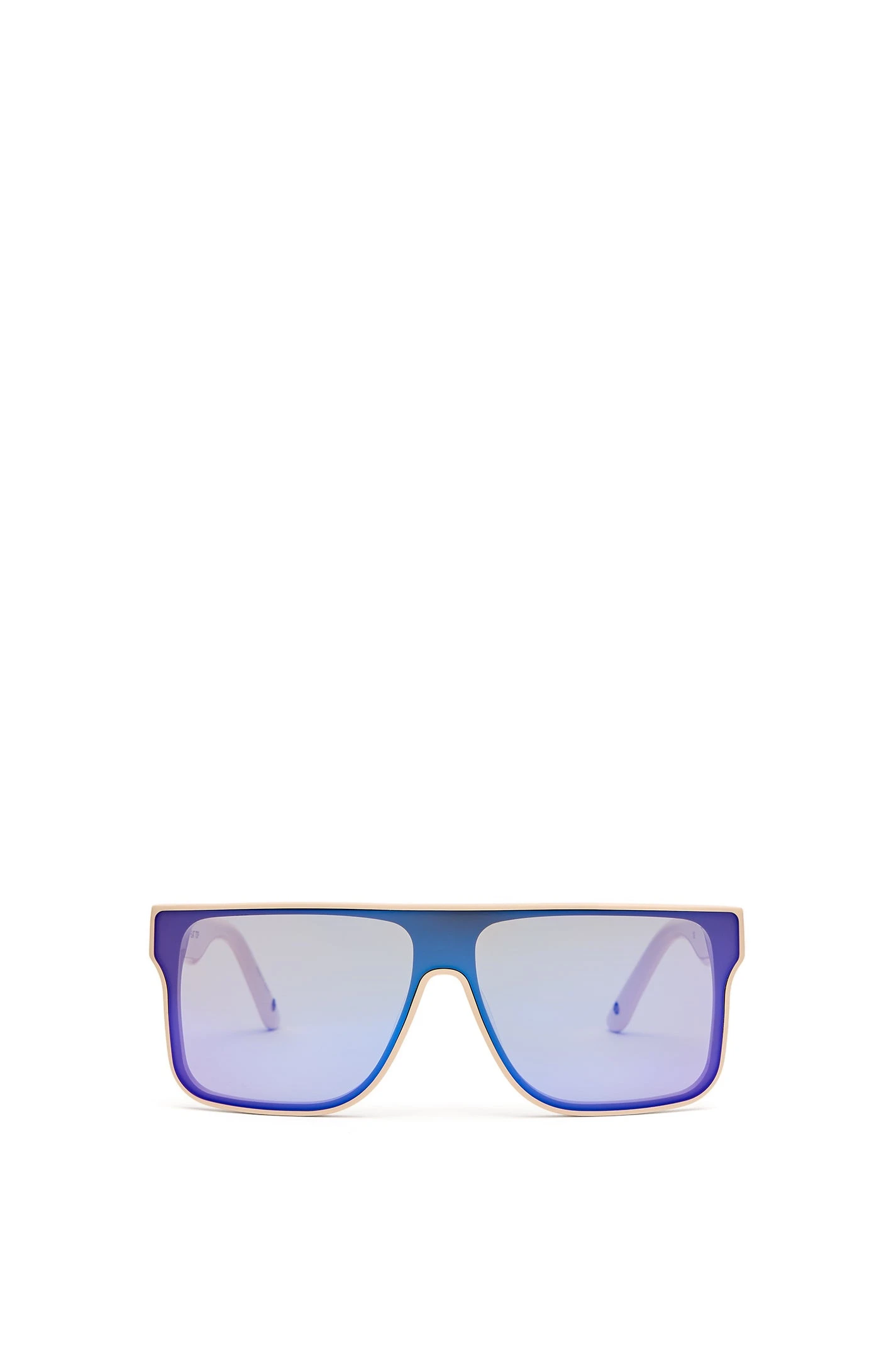 Scanlan Theodore Flat Top Sunglasses in Cream Purple Scanlan Theodore Flat Top Sunglasses in Cream Purple | Sunglasses | Coveti
