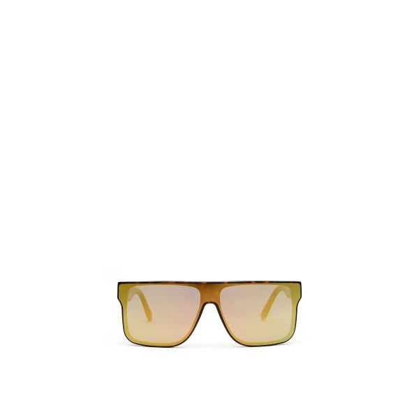 Scanlan Theodore Flat Top Sunglasses in Tortoise Gold | Sunglasses | Coveti