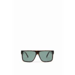 Scanlan Theodore Flat Top Sunglasses in Tortoise Green | Sunglasses | Coveti
