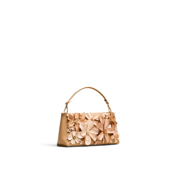 Scanlan Theodore Flora Mini Top Handle in Beige | Mini Bags | Coveti