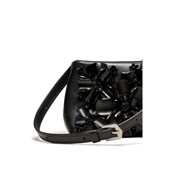 Scanlan Theodore Flora Mini Top Handle in Black | Mini Bags | Coveti