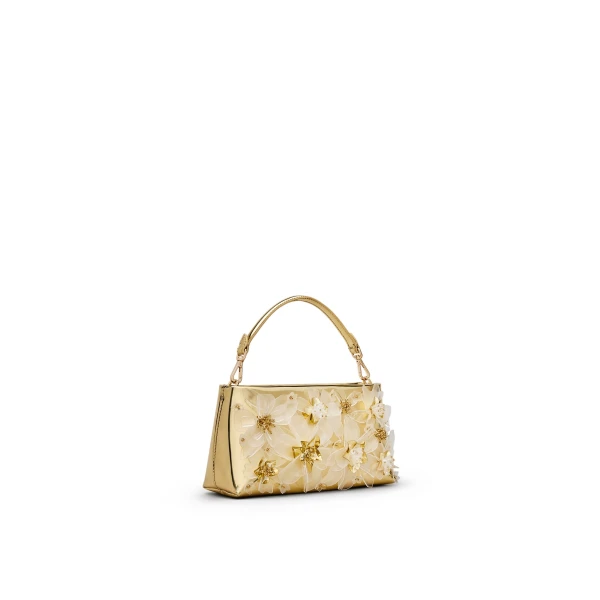 Scanlan Theodore Flora Mini Top Handle in Light Gold