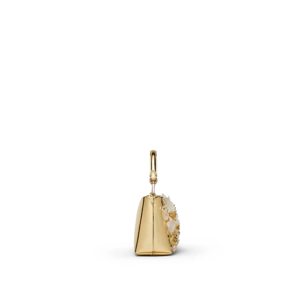 Scanlan Theodore Flora Mini Top Handle in Light Gold
