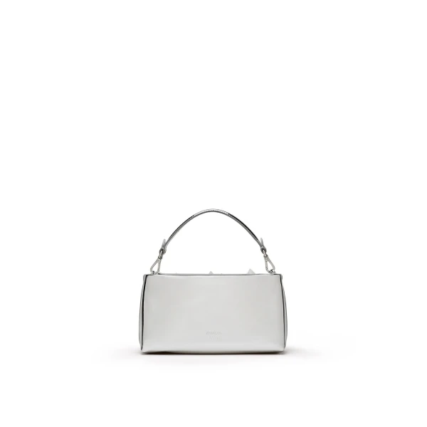 Scanlan Theodore Flora Mini Top Handle in Silver | Mini Bags | Coveti