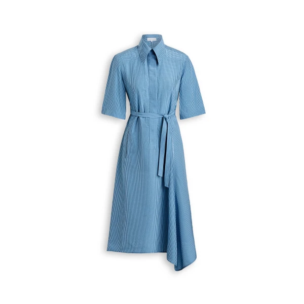 Gingham Dress in Blue