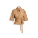 Scanlan Theodore Gingham Shirt in Honey | Tops | Coveti
