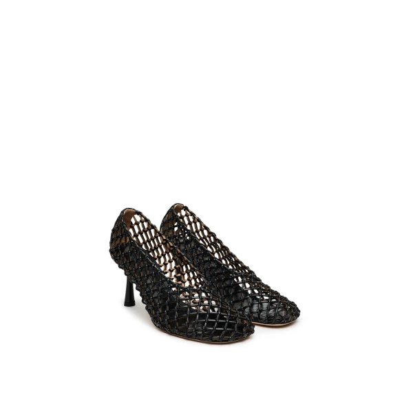 Scanlan Theodore Italian Knotted Pump 7.5 in Black | Heels | Coveti