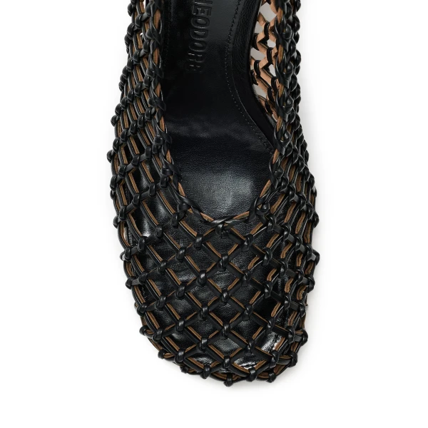 Scanlan Theodore Italian Knotted Pump 7.5 in Black | Heels | Coveti