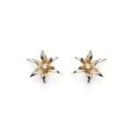 Scanlan Theodore Italian Lily Earrings in Light Gold Crystal | Earrings | Coveti