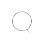 Scanlan Theodore Italian Opal Strass Choker in Smokey Opal | Necklace | Coveti