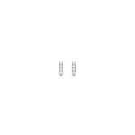Scanlan Theodore Italian Opal Strass Fine Studs in Chalk | Earrings | Coveti