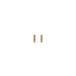 Scanlan Theodore Italian Opal Strass Fine Studs in Mink | Earrings | Coveti