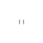 Scanlan Theodore Italian Opal Strass Fine Studs in Violet | Earrings | Coveti