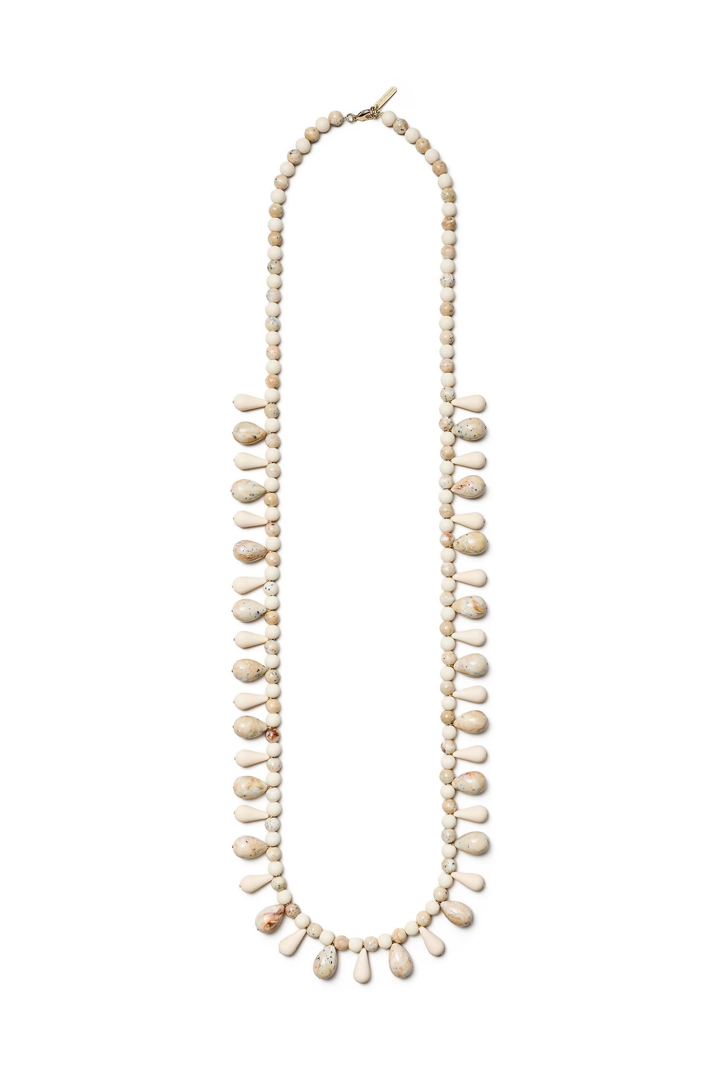 Scanlan Theodore Italian Resin Drop Necklace in Shell Scanlan Theodore Italian Resin Drop Necklace in Shell | Necklace | Coveti