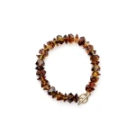 Scanlan Theodore Italian Resin Petra Choker in Tiger Eye
