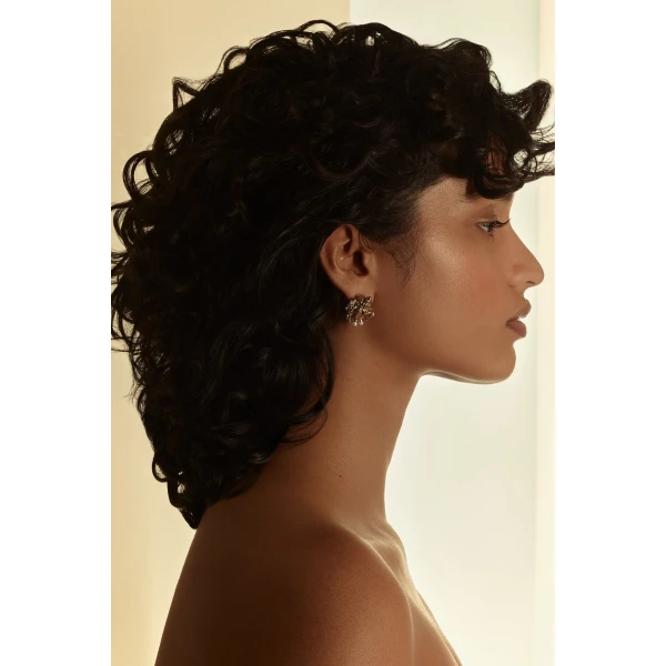 Scanlan Theodore Italian Shell Earrings in Light Gold | Earrings | Coveti