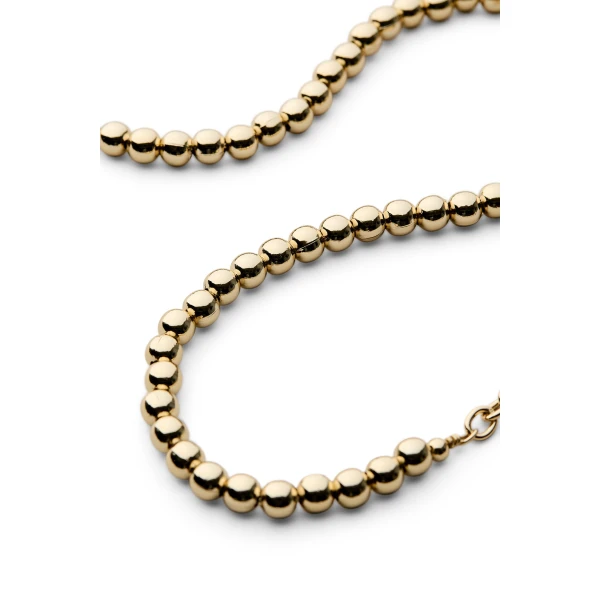 Scanlan Theodore Italian Small Sphere Choker in Light Gold | Necklace | Coveti