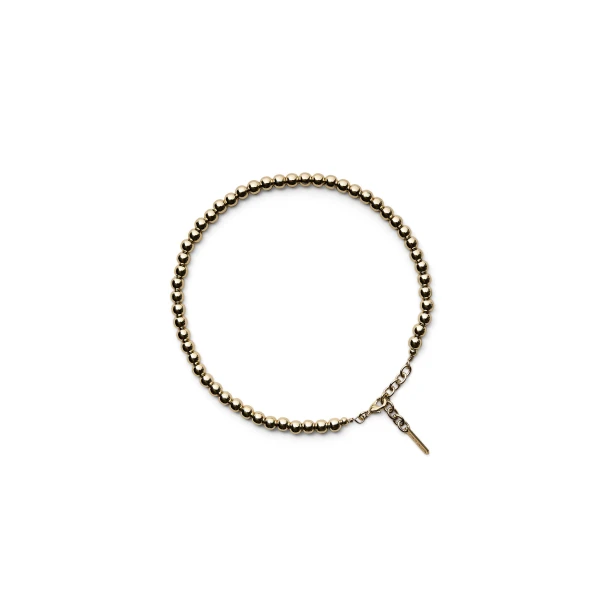 Scanlan Theodore Italian Small Sphere Choker in Light Gold | Necklace | Coveti
