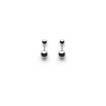 Scanlan Theodore Italian Sphere Drop Earrings in Silver | Earrings | Coveti