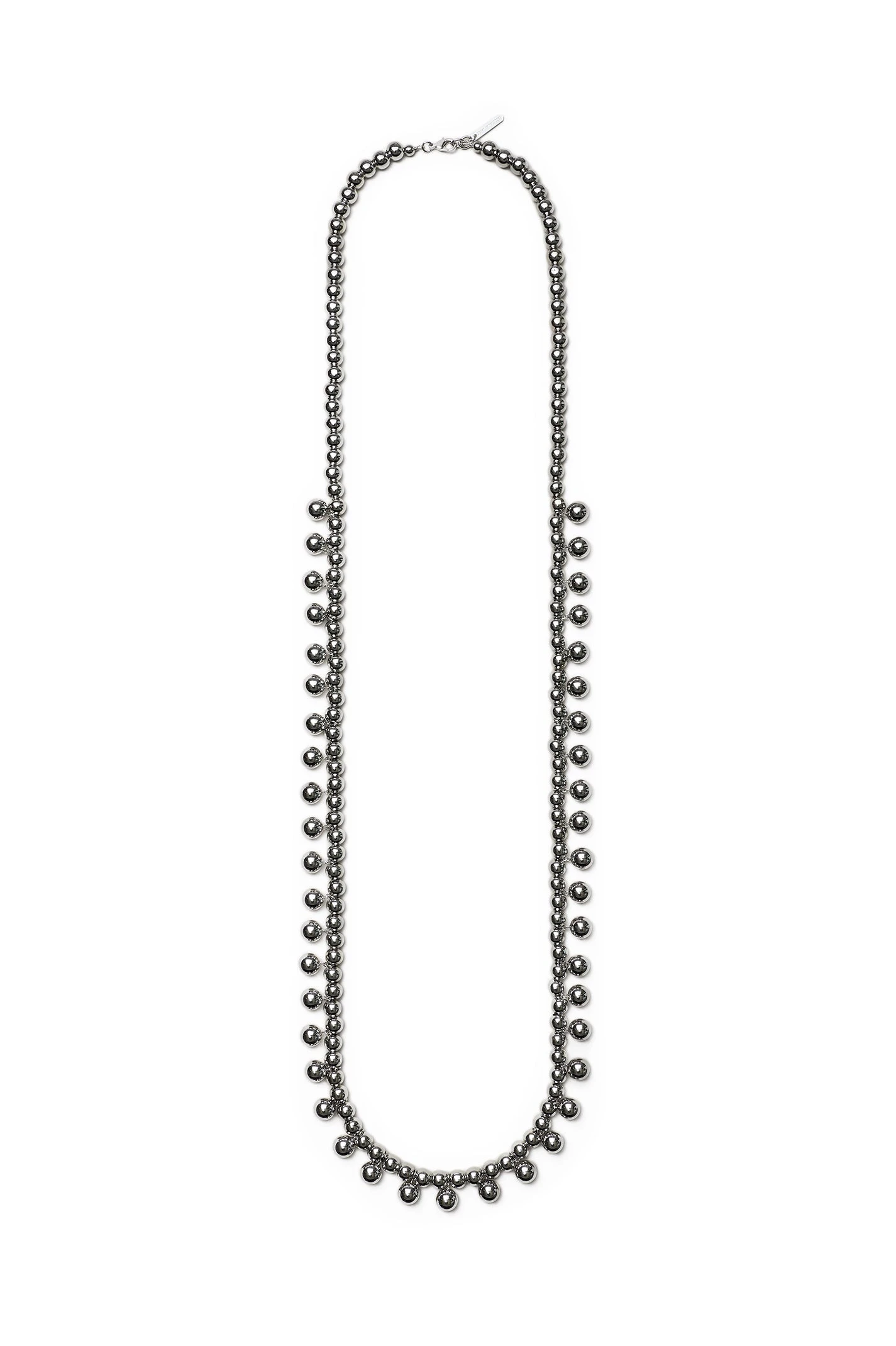Scanlan Theodore Italian Sphere Drop Necklace in Silver Scanlan Theodore Italian Sphere Drop Necklace in Silver | Necklace | Coveti