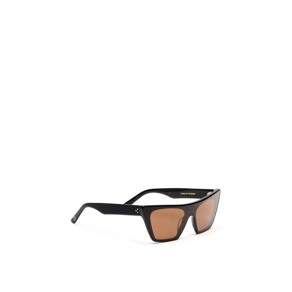 Scanlan Theodore Kat Sunglasses in Black Brown | Sunglasses | Coveti