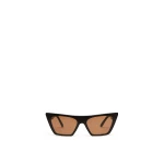 Scanlan Theodore Kat Sunglasses in Black Brown | Sunglasses | Coveti