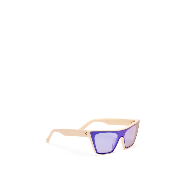 Scanlan Theodore Kat Sunglasses in Cream Purple | Sunglasses | Coveti